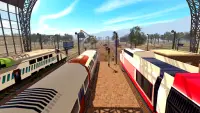 Train Racing Euro Simulator 3D: Jogos de trem Screen Shot 2