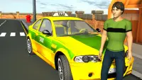 Taxi Car Driver Parking 3d Screen Shot 1