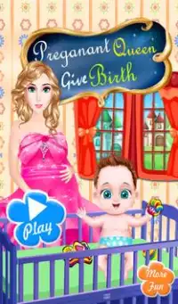 Königin der Geburt Baby-Spiele Screen Shot 0