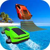 Uphill Waterpark Rush : Car Stunts with Race