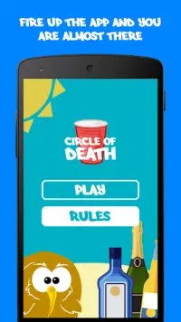 Circle of death - card drinking game Screen Shot 0