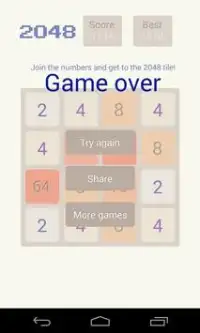 2048 Game - Power of Two Screen Shot 2