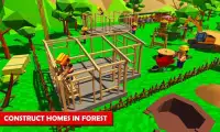 Симулятор постройки и спасения леса: здание и реме Screen Shot 2