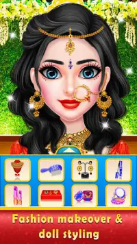 Indian Royal Wedding Doll Game Screen Shot 0