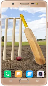 Cricket Bat and Ball Wallpaper Best HD Screen Shot 2