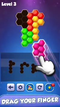 Jewel Block Hexa Puzzle 2020 Screen Shot 1
