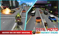 Real highway moto racer Screen Shot 1