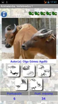 Animalandia Vertebrados 1 Screen Shot 1