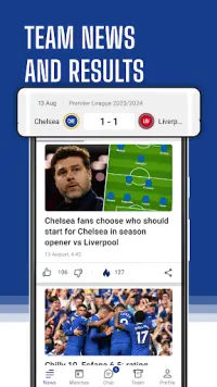 Blues Live – Football fan app Screen Shot 1