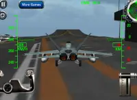 F 18 3D Fighter jet simulatore Screen Shot 3