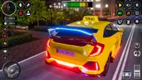 Crazy Car Driving: Taxi Games Screen Shot 1