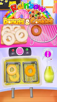 Candy Rainbow Cookies & Donuts Make & Bake Screen Shot 6