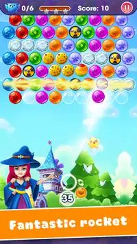 Witch Bird Pop: Bubble Shooter Screen Shot 5