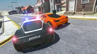 Estremo Polizia Auto Alla guida Nuovo Giochi 2021 Screen Shot 3