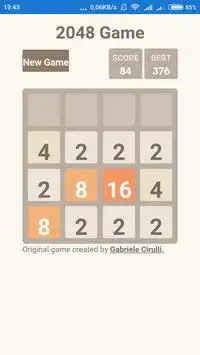 The 2048 Screen Shot 0