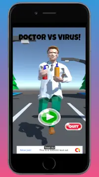 Doctor Vs Virus! - Free Battle Runner Game Screen Shot 3