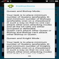 Chess Queen,Rook,Bishop & Knight Problem Screen Shot 10