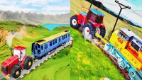 Train Tractor Gadi Wala Game Screen Shot 4