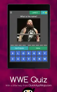 WWE Quiz Screen Shot 8