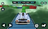 Trucos de auto loco-pistas imposibles conducir sim Screen Shot 7