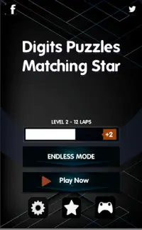 Digits Puzzles Number Series: Matching Star Screen Shot 7