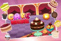 पागल केक महाराज: खाद्य स्ट्रीट केक निर्माता खेल Screen Shot 0