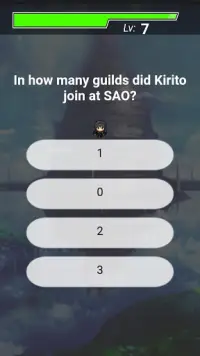 Quiz Kirito 2 Screen Shot 1