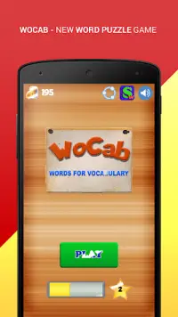 WoCab - Words for Vocabulary Screen Shot 1