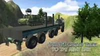 Off-Road Army Cargo Truck Screen Shot 0