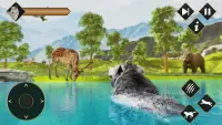 Wolf Simulator Wild Animal Sim Screen Shot 4