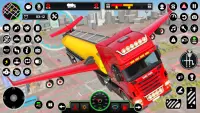Oil Tanker Flying Truck Games Screen Shot 4