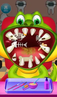 Jungle Animal Dentist Game Screen Shot 2