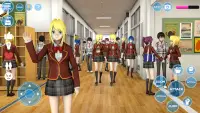 Anime High School Girl Sim 3D Screen Shot 2