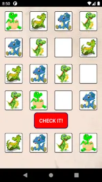 Sudoku Puzzle Dinosaurier Screen Shot 2