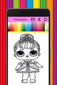 coloring book for dolls surprise HD Screen Shot 2