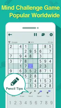 Sudoku - Free Classic Number P Screen Shot 0
