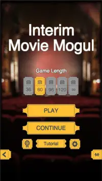 Interim Movie Mogul - A Movie Tycoon Game Screen Shot 0