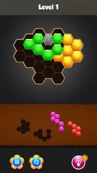 Hexa Block - Hexa Puzzle Game Screen Shot 1
