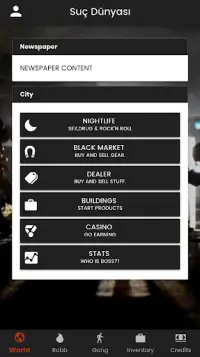 Crime World - Money - Mafia Game Screen Shot 0