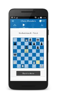 Blunders Free - Chess Puzzles Screen Shot 0