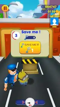 Subway minion banana Adventure Rush Screen Shot 6