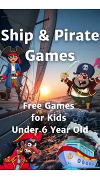 Pirate Ship: Games For Kids Screen Shot 0