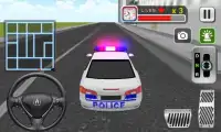 Police Car Driving Sim Screen Shot 0