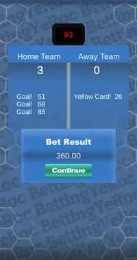 Virtual Football Betting Screen Shot 2