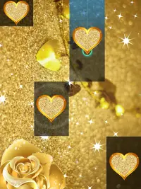 Gold Piano Flower Tiles Sparkle Jewlery Game 2019 Screen Shot 0