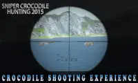 Sniper Crocodile Hunting 2015 Screen Shot 0