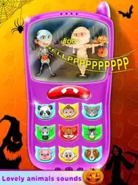 telefono per bambini di Halloween - giochi per dei Screen Shot 1