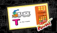 ABC Train Car Transportation Coloring Book Game Screen Shot 2