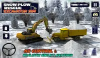 Winter Snow Rescue Excavator Screen Shot 8