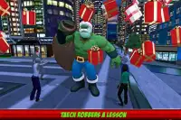 الوحش سانتا بطل: عيد الميلاد معركة الجريمة Screen Shot 14